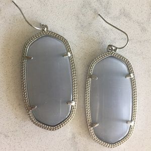 Kendra Scott Danielle Earrings Slate in silver